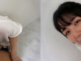 個撮）色白ナチュラル！キュートな彼女【おおきな副乳Fカップ】絶妙ローリング！じっと見つめて高速ピストンフェラ【大量口内発射】