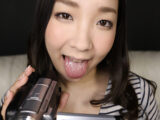 藤にいなちゃんの舌・口内自撮り